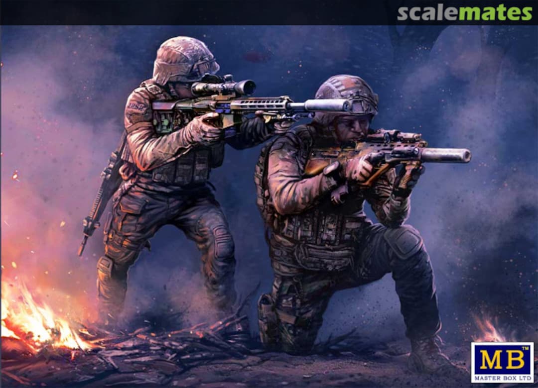 Boxart The Ukrainian Special Operations Forces. Sniper Group MB35235 Master Box