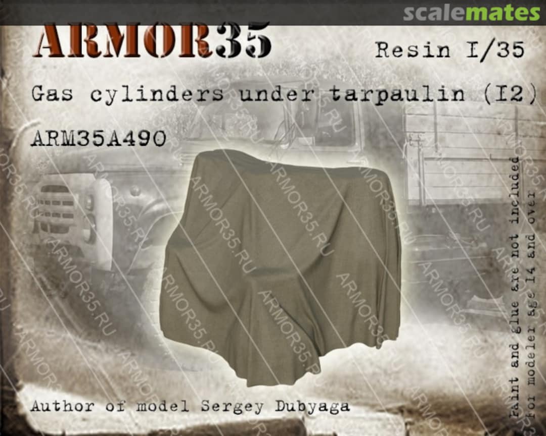 Boxart Gas cylinders under tarpaulins (4) ARM35A490 Armor35 Boxart Gas cylinders under tarpaulins (4) ARM35A490 Armor35