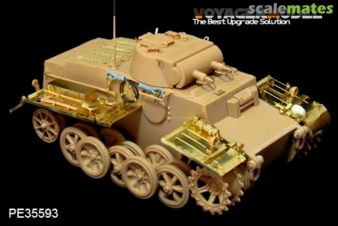 Boxart Pz.Kpfw.I Ausf.F (Late version) PE35593 Voyager Model Boxart Pz.Kpfw.I Ausf.F (Late version) PE35593 Voyager Model