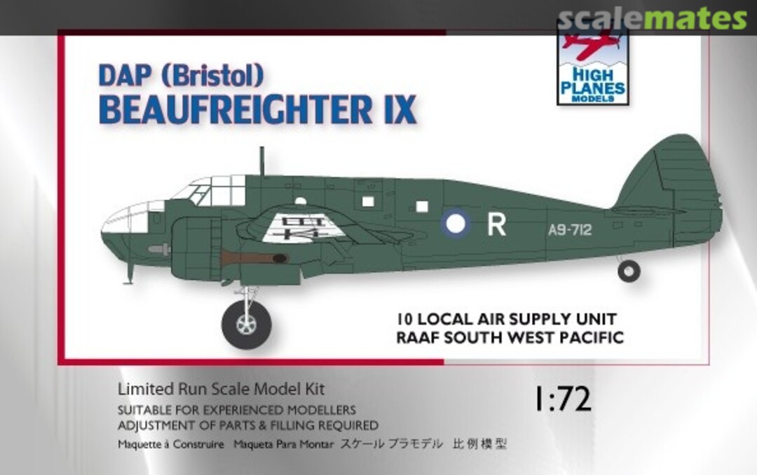 Boxart DAP (Bristol) BEAUFREIGHTER IX 72006 High Planes Models Boxart DAP (Bristol) BEAUFREIGHTER IX 72006 High Planes Models