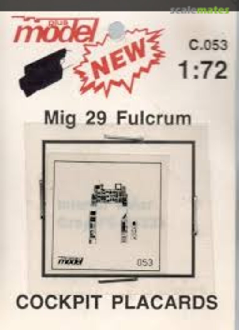 Boxart MiG-29 Fulcrum C.053 PlusModel Boxart MiG-29 Fulcrum C.053 PlusModel