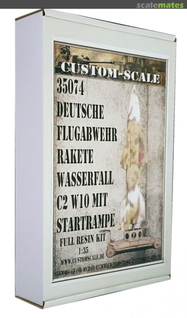 Boxart Fla-Rakete Wasserfall C2 W10 mit Startrampe 35074 Custom-Scale Boxart Fla-Rakete Wasserfall C2 W10 mit Startrampe 35074 Custom-Scale