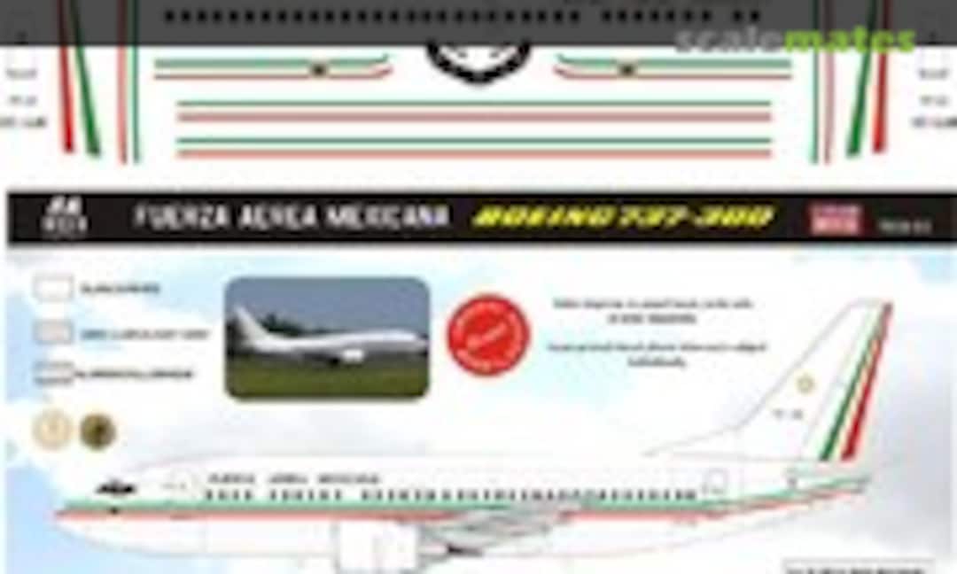 1:144 Fuerza Aerea Mexicana Boeing 737-300 (8aDecs 7909-53) 7909-53