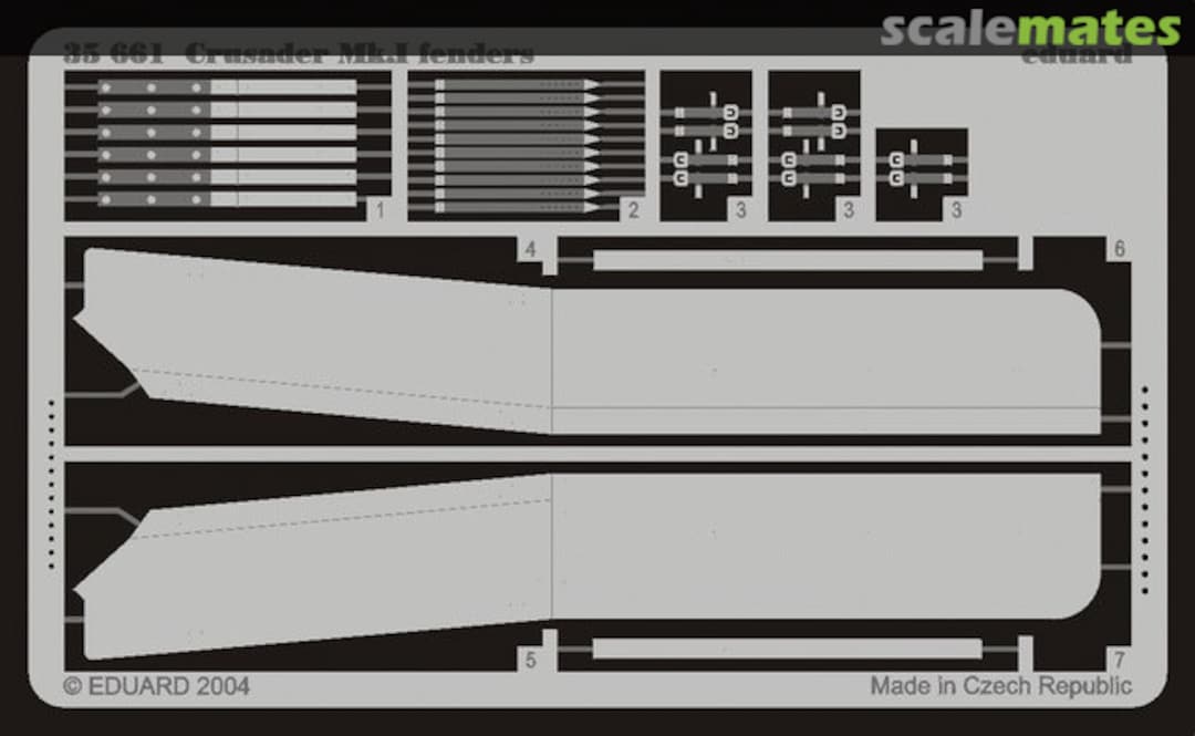 Boxart Crusader Mk. I Fenders 35661 Eduard Boxart Crusader Mk. I Fenders 35661 Eduard