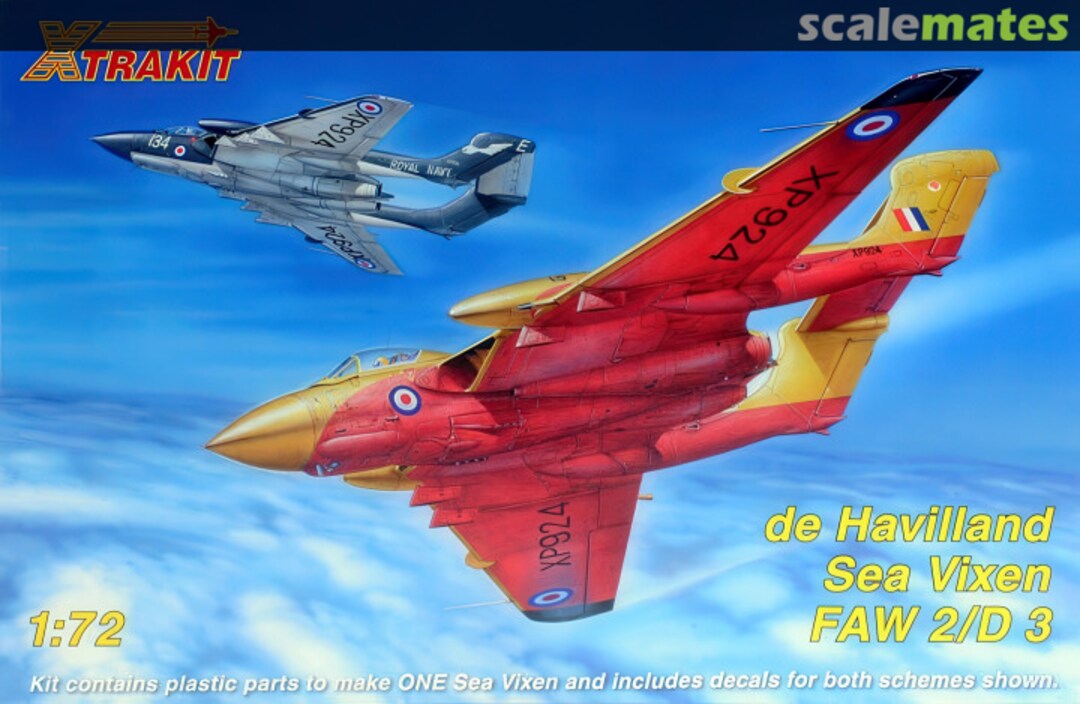 Boxart de Havilland Sea Vixen FAW 2/D 3 XK72003 Xtrakit Boxart de Havilland Sea Vixen FAW 2/D 3 XK72003 Xtrakit