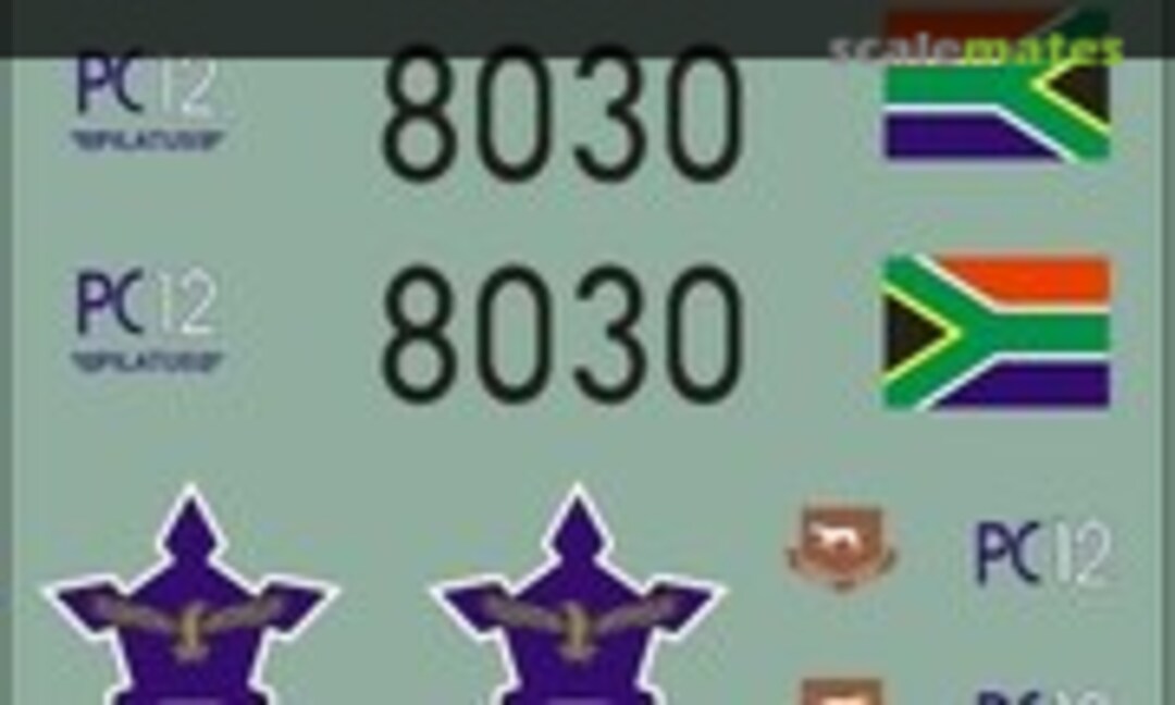 1:72 SAAF Pilatus PC-12 (MAV Decals MAV-720162) MAV-720162