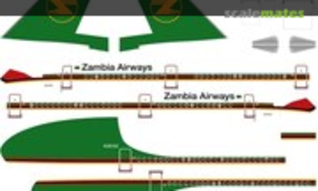 1:144 Zambia DC10 (Classic Airlines CA144-296) CA144-296