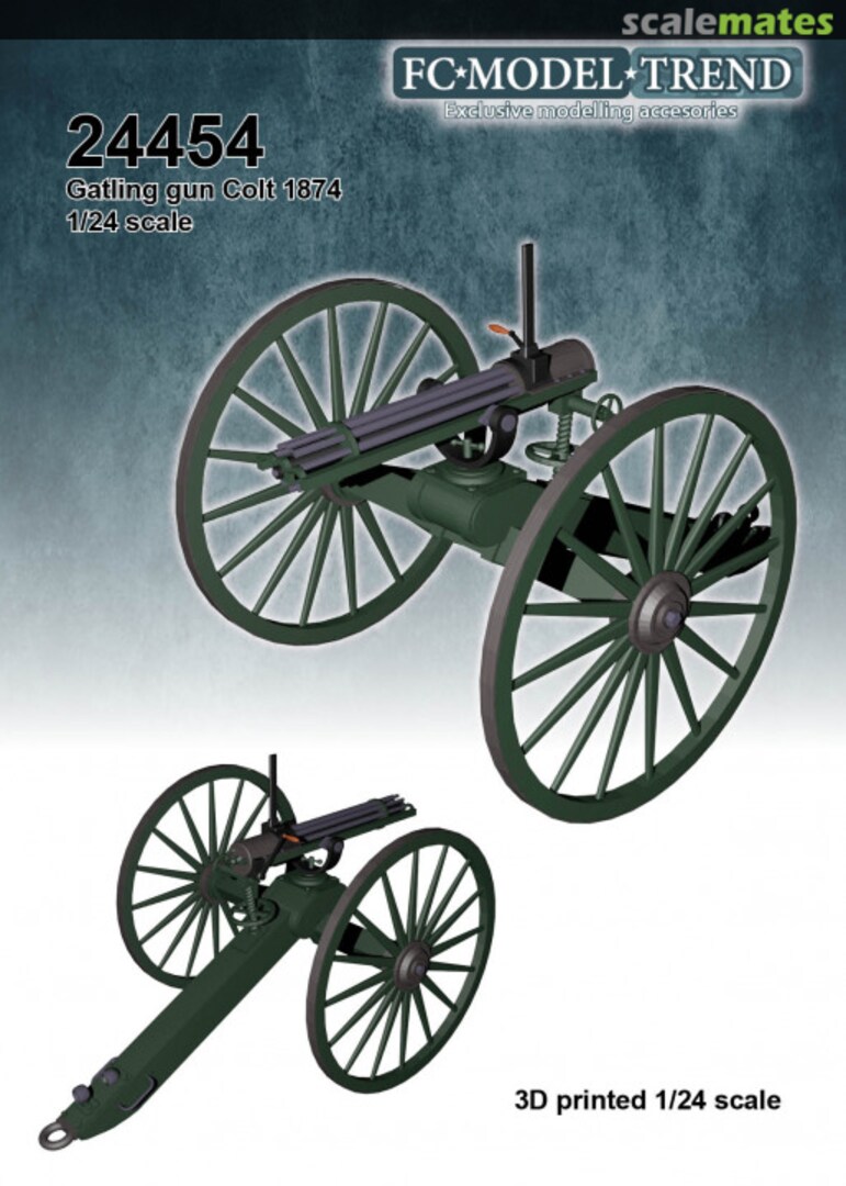 Boxart Colt 1854 Gatling gun 24454 FC Model Trend Boxart Colt 1854 Gatling gun 24454 FC Model Trend