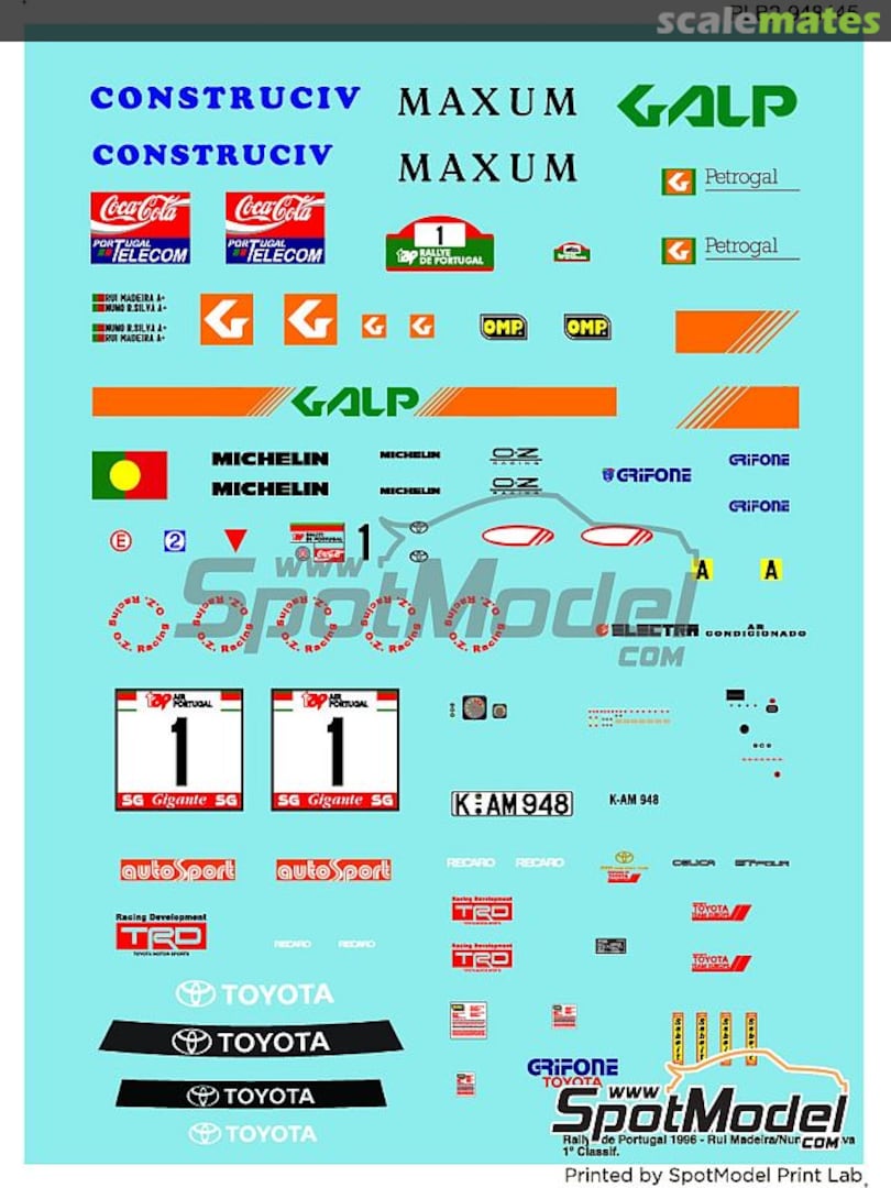 Boxart Toyota Celica GT-Four ST205 sponsored by Galp #1 PLB2-948445 Print Lab Decals Boxart Toyota Celica GT-Four ST205 sponsored by Galp #1 PLB2-948445 Print Lab Decals