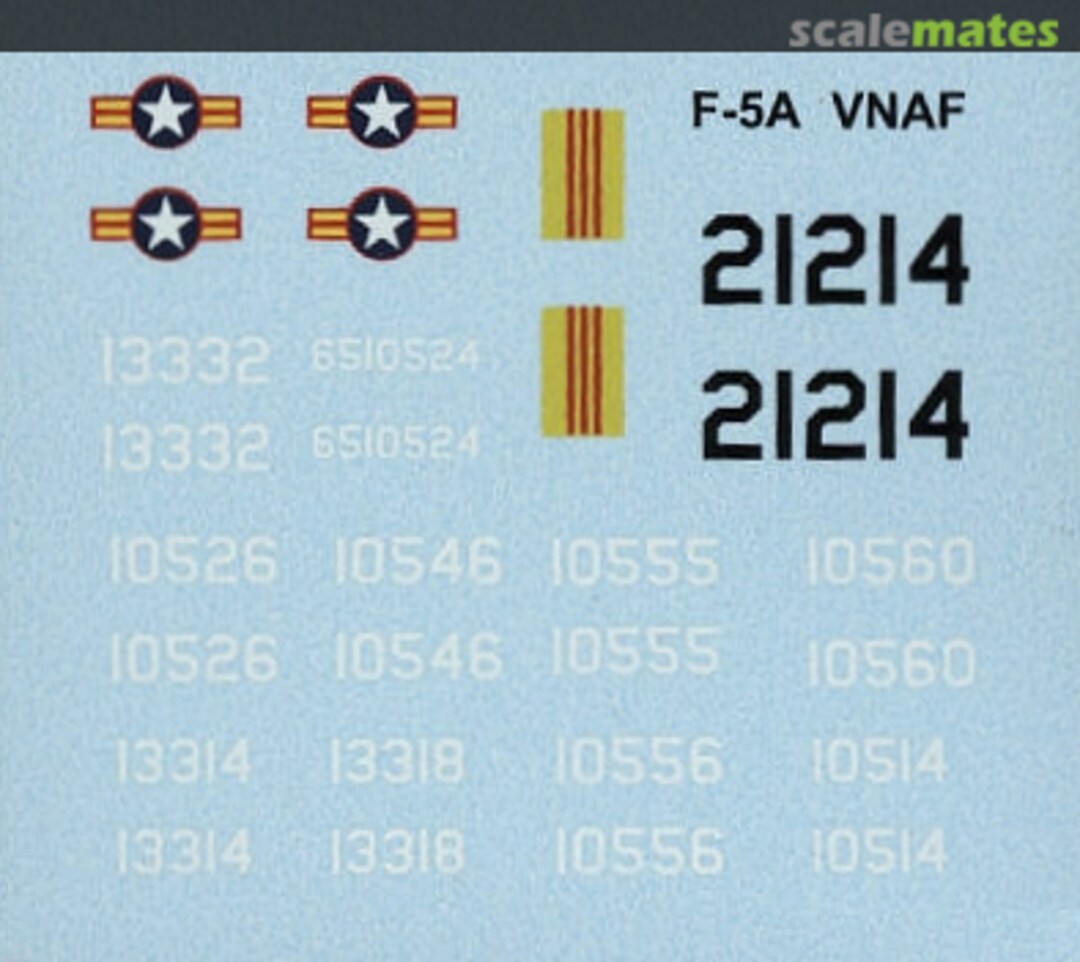 Boxart South Vietnamese F-5A Croco Models Boxart South Vietnamese F-5A Croco Models