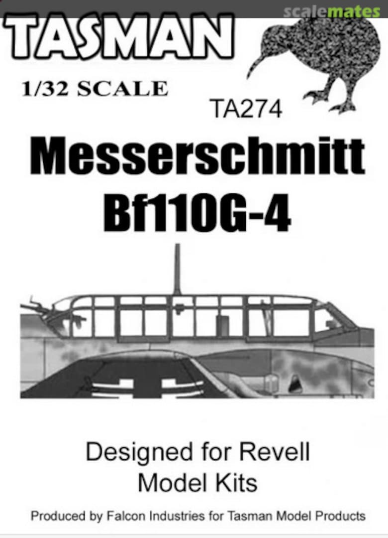 Boxart Mess. Bf110G-4 TA274 Tasman Model Products