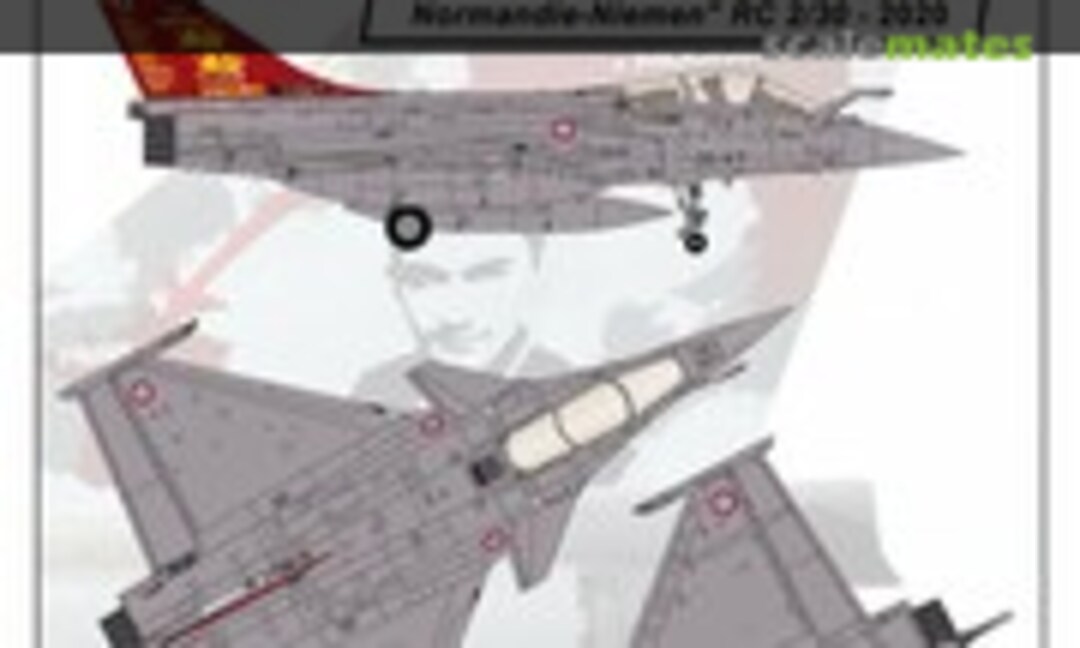 1:72 Rafale C 30-GT "75 years return in France of Normandie-Niemen" RC 2/30 – 2020 (Syhart 72-133) 72-133