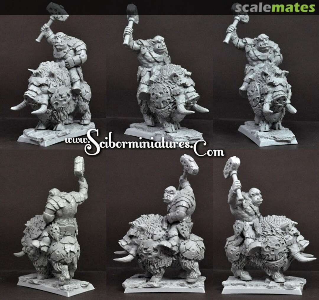 Boxart Orc Warrior on Boar #3 28GB0030 Scibor Monsterous Miniatures Boxart Orc Warrior on Boar #3 28GB0030 Scibor Monsterous Miniatures