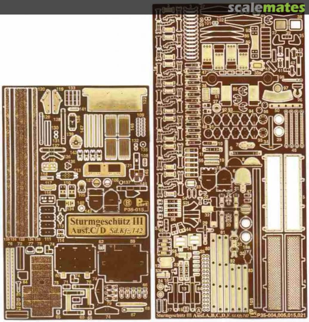 Boxart Sturmgeschutz III Ausf. C/D P35-015 Part Boxart Sturmgeschutz III Ausf. C/D P35-015 Part