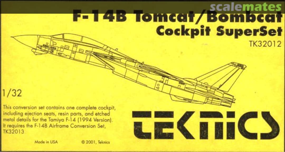 Boxart F-14B Tomcat/Bombcat Cockpit Superset TK32012 Teknics Boxart F-14B Tomcat/Bombcat Cockpit Superset TK32012 Teknics