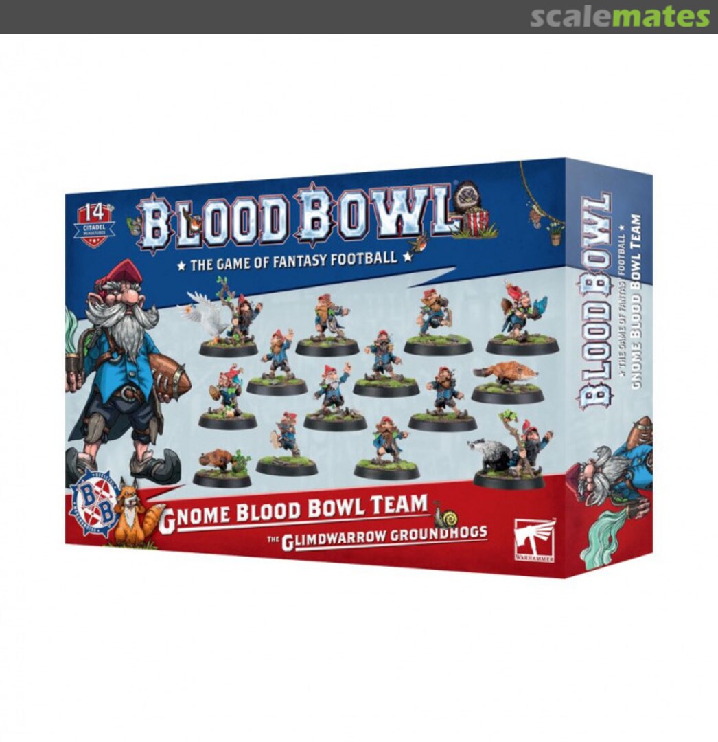 Boxart Gnome Blood Bowl Team: The Glimdwarrow Groundhogs 202-41 Games Workshop
