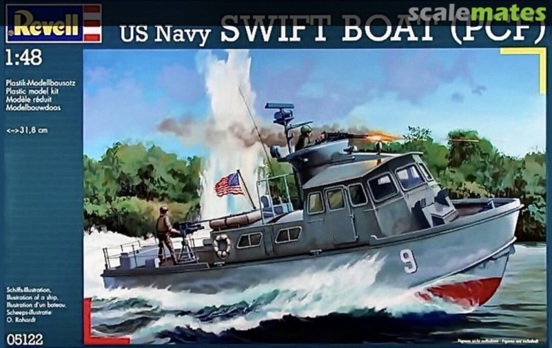 Boxart US Navy Swift Boat (PCF) 05122 Revell Boxart US Navy Swift Boat (PCF) 05122 Revell