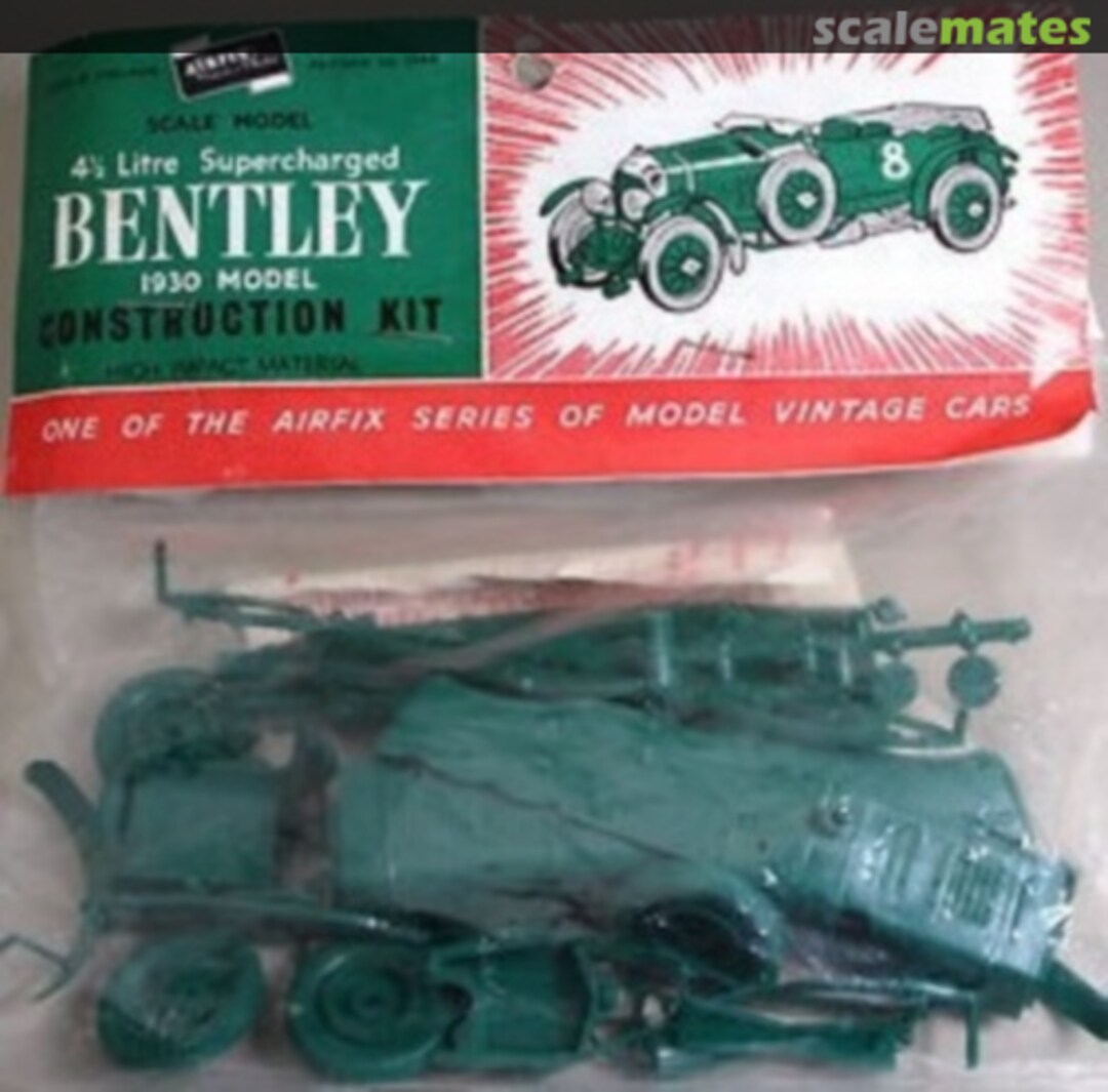 Boxart 4 1/2 Litre Supercharged Bentley 1930 Model 1344 Airfix Boxart 4 1/2 Litre Supercharged Bentley 1930 Model 1344 Airfix