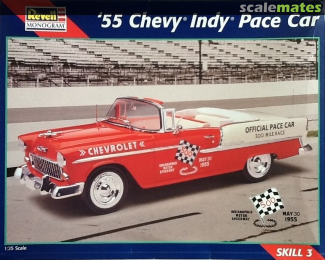 Boxart '55 Chevy Indy Pace Car 85-2496 Revell Monogram
