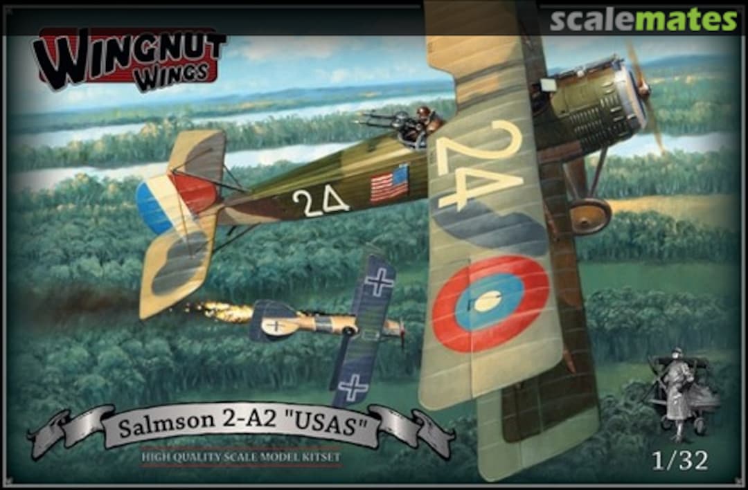 Boxart Salmson 2-A2 "USAS" 32059 Wingnut Wings Boxart Salmson 2-A2 "USAS" 32059 Wingnut Wings