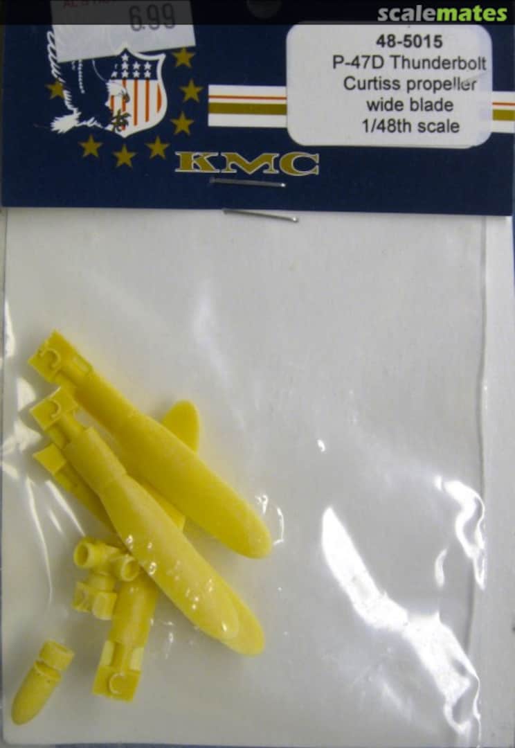 Boxart P-47D Thunderbolt Curtiss Wide Blade Propeller 48-5015 KMC Boxart P-47D Thunderbolt Curtiss Wide Blade Propeller 48-5015 KMC