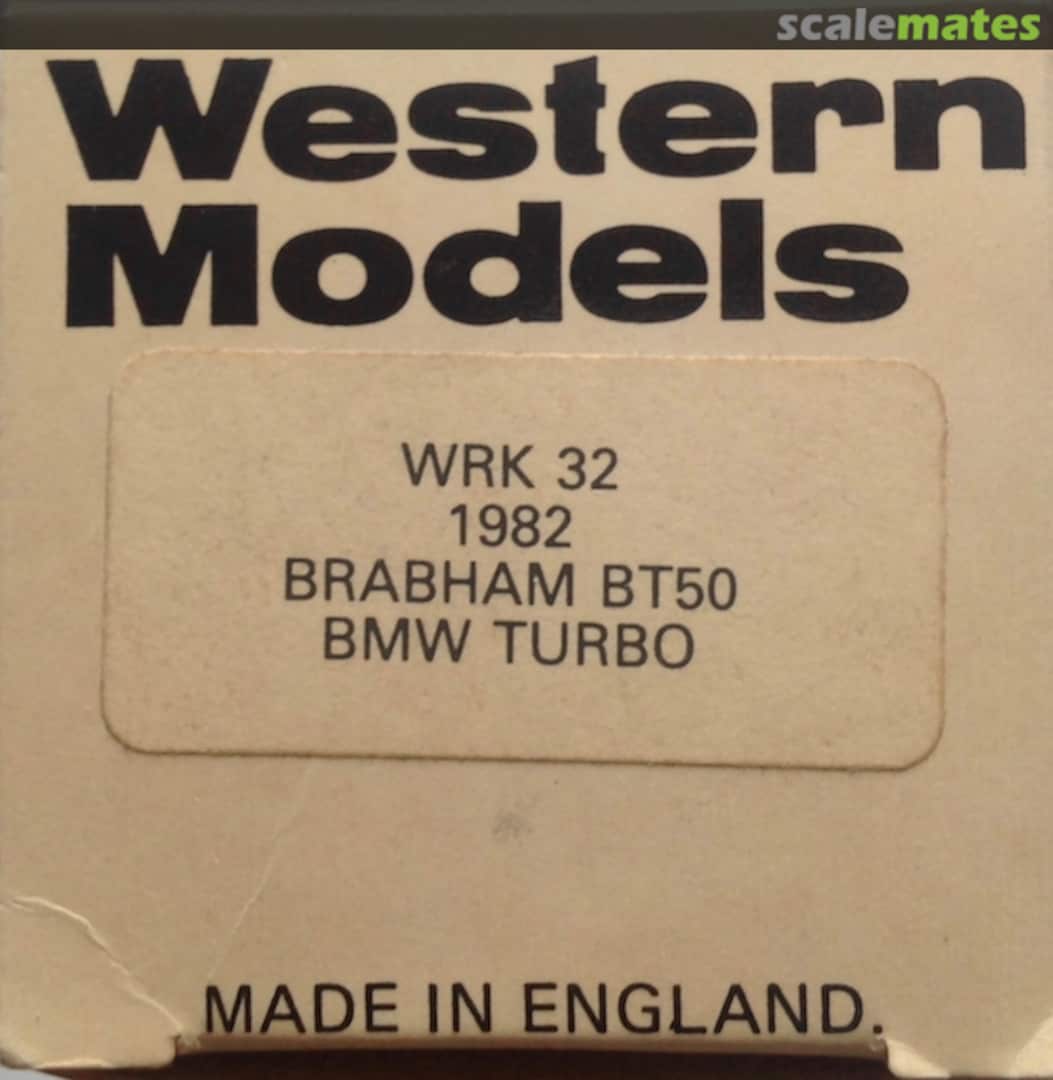 Boxart Brabham BT50 F1 WRK 32 Western Models