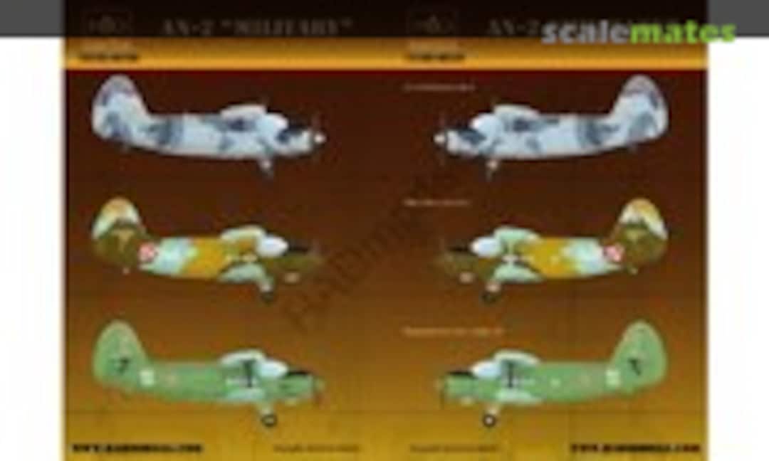 1:72 An-2 decal sheet (HungAeroDecals 72126)