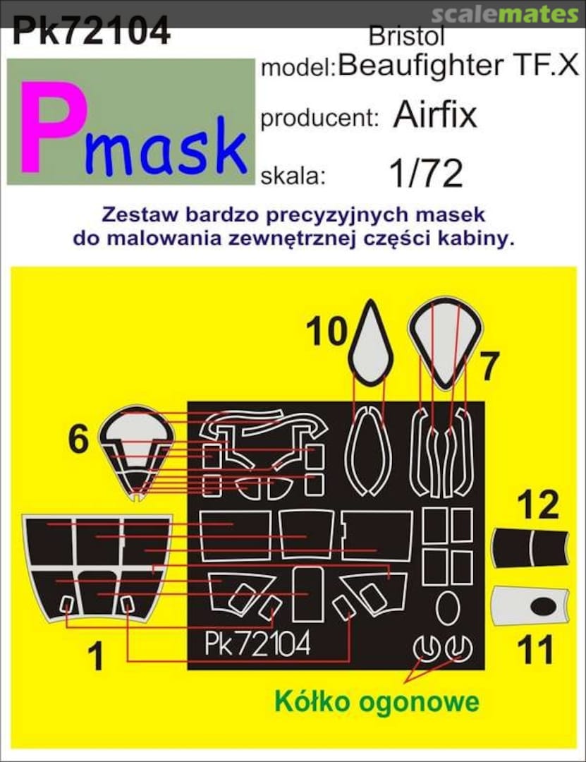 Boxart Bristol Beaufighter TF.X PK72104 Pmask Boxart Bristol Beaufighter TF.X PK72104 Pmask