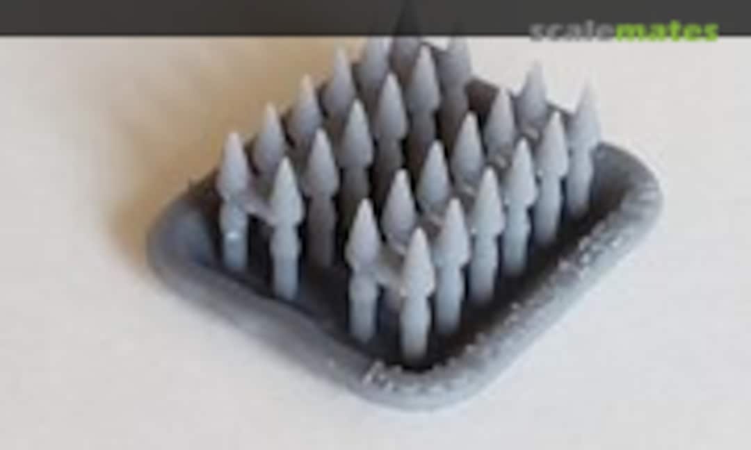 1:350 "Phasor 90" (AN/SRA-33) Paired-cone Antennas (set of 12) (Model Monkey MM350-Phasor.ants) MM350-Phasor.ants