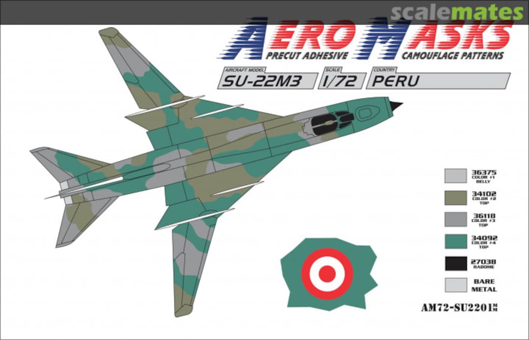 Boxart Su-22M3 Peru AM72-SU2201 AeroMasks Boxart Su-22M3 Peru AM72-SU2201 AeroMasks