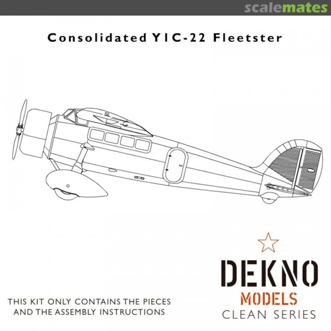 Boxart Consolidated Y1C-22 Fleetster CS.720301 Dekno Models Boxart Consolidated Y1C-22 Fleetster CS.720301 Dekno Models
