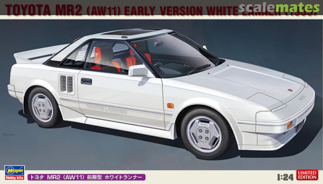 Boxart Toyota MR2 (AW11) Early Version White Lanner (1985) 20656 Hasegawa Boxart Toyota MR2 (AW11) Early Version White Lanner (1985) 20656 Hasegawa
