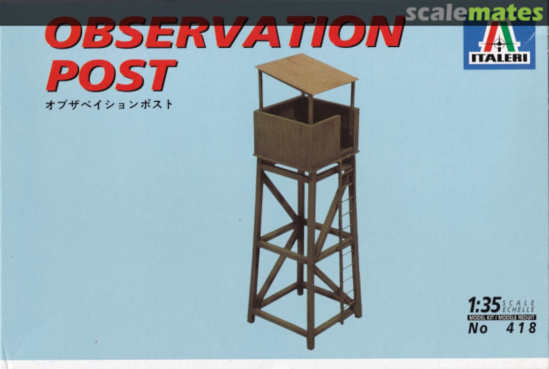 Boxart Observation Post 418 Italeri Boxart Observation Post 418 Italeri