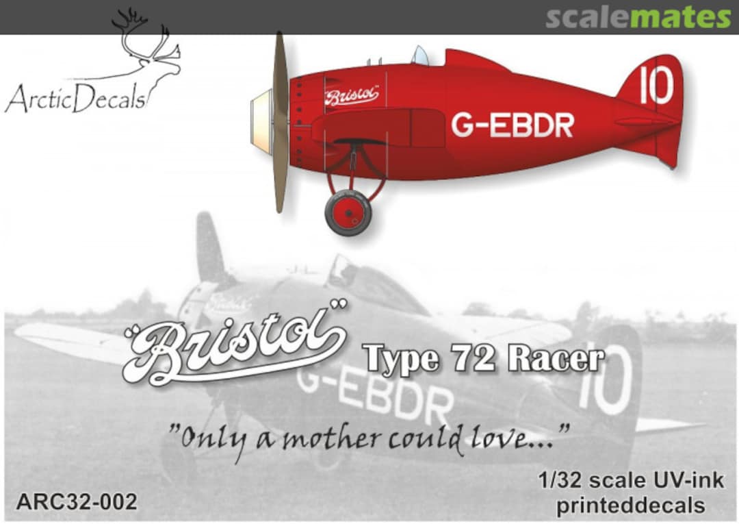 Boxart Bristol Type 72 Racer ARC32-002 Arctic Decals Boxart Bristol Type 72 Racer ARC32-002 Arctic Decals