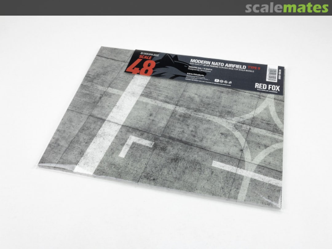 Boxart Modern NATO Airfield Type 9 300x230mm RFSDB-48008 Red Fox Studio Boxart Modern NATO Airfield Type 9 300x230mm RFSDB-48008 Red Fox Studio