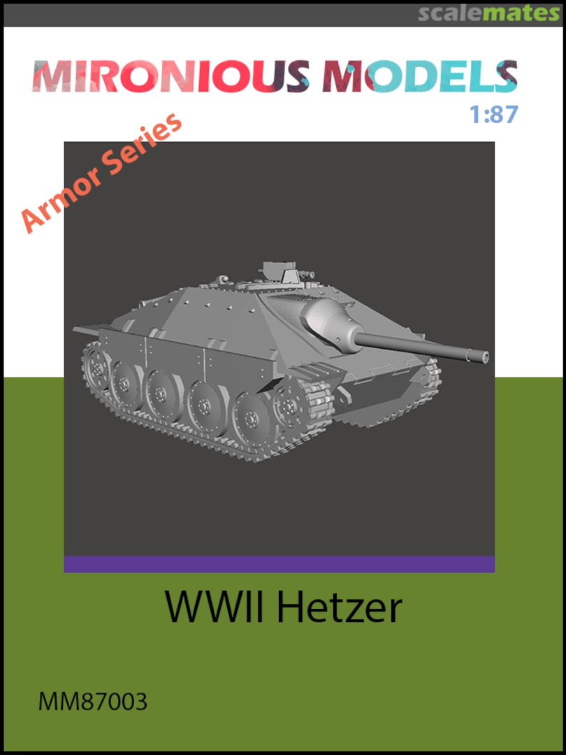 Boxart WWII Hetzer MM87003 Mironious Models Boxart WWII Hetzer MM87003 Mironious Models