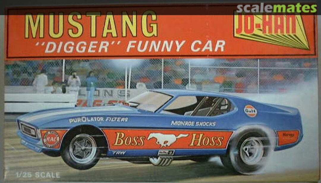 Boxart Mustang "DIGGER" FUNNY CAR GC-2100 Jo-Han