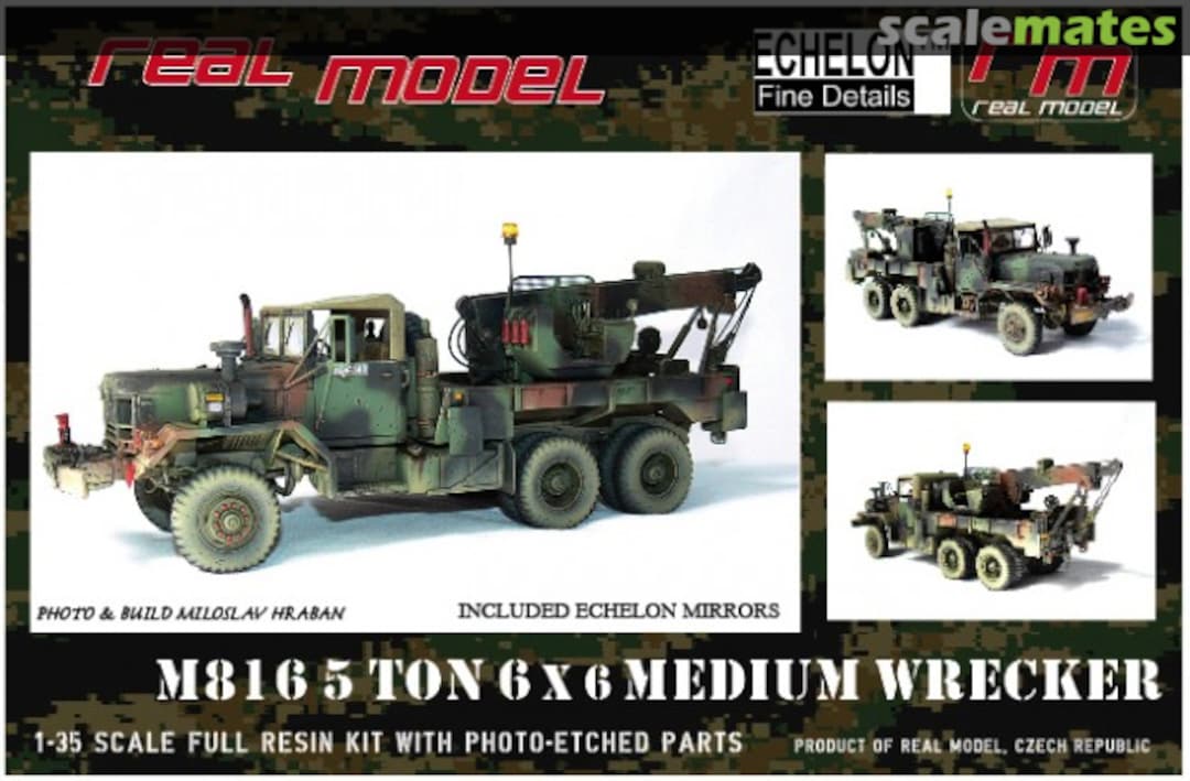 Boxart M816 5 Ton 6x6 Medium Wrecker RM35116 Real Model Boxart M816 5 Ton 6x6 Medium Wrecker RM35116 Real Model