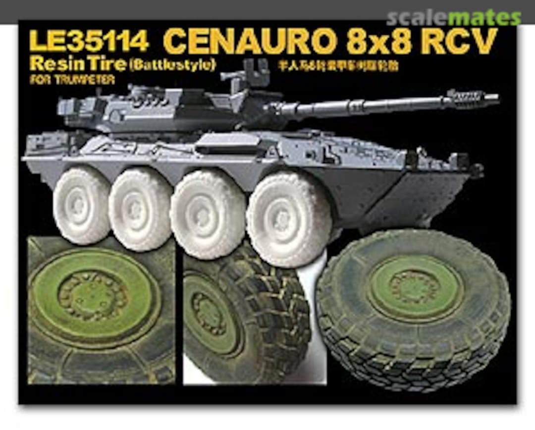 Boxart Centauro 8 x 8 RCV Resin Tire (Battle Style) LE35114 Lion Roar Boxart Centauro 8 x 8 RCV Resin Tire (Battle Style) LE35114 Lion Roar