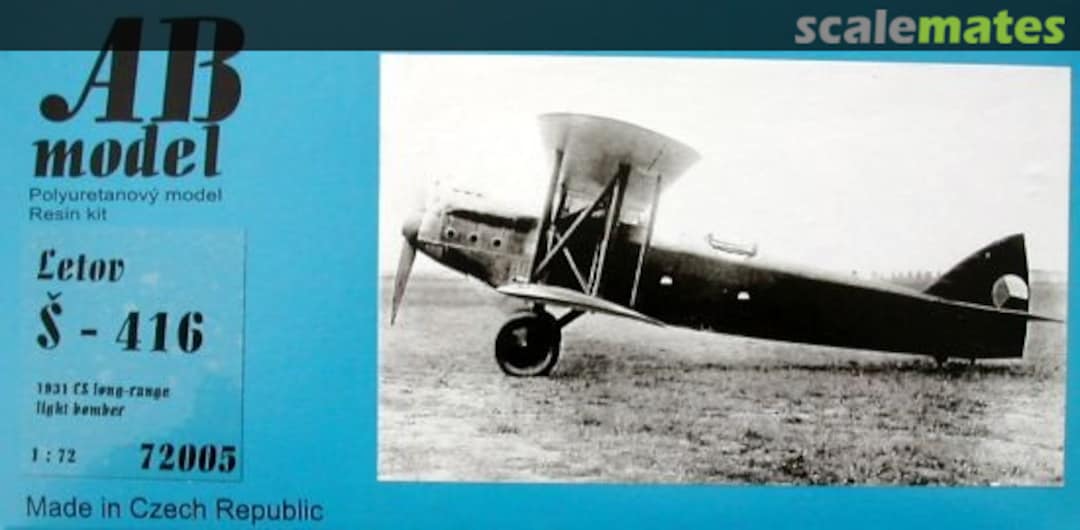 Boxart Letov Š-416 72005 AB model Boxart Letov Š-416 72005 AB model