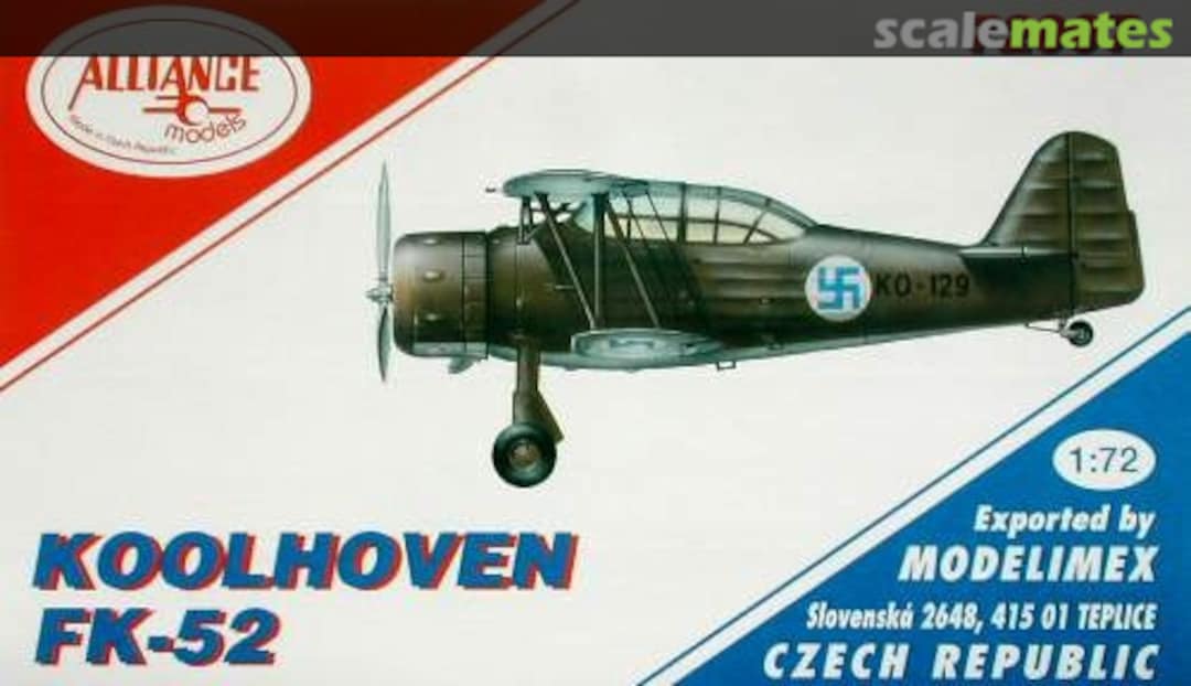 Boxart Koolhoven FK-52 72007 Alliance Models Boxart Koolhoven FK-52 72007 Alliance Models