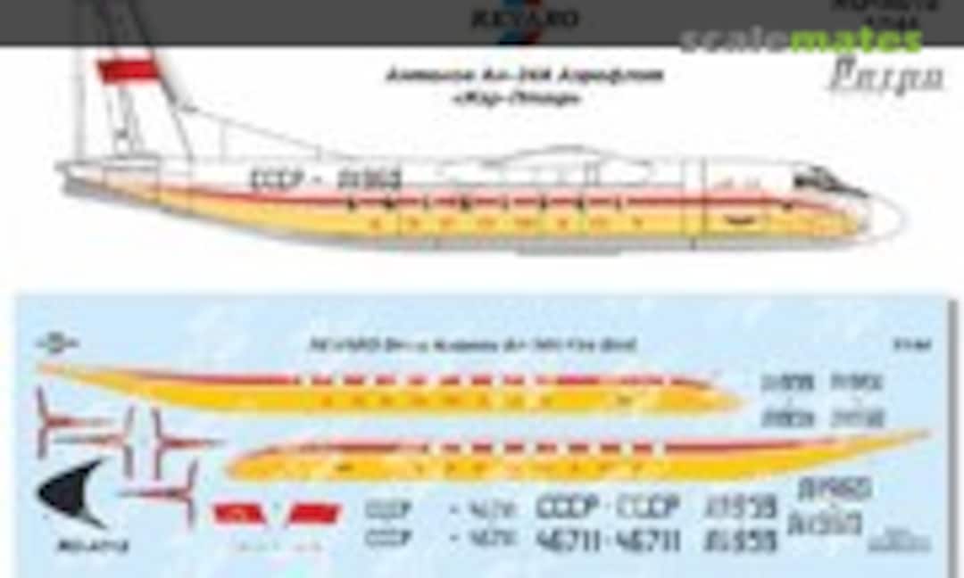 1:144 Antonov An-24B Aeroflot "Fire Bird" (Revaro RG-A018) RG-A018