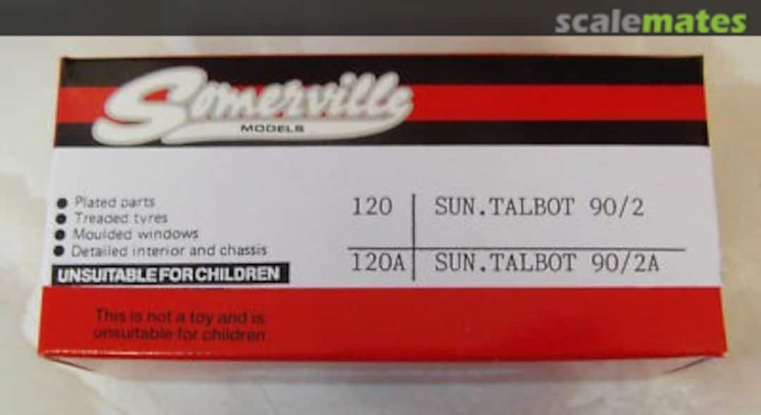 Boxart Sunbeam Talbot 90 Mk.2 120A Somerville Models Boxart Sunbeam Talbot 90 Mk.2 120A Somerville Models