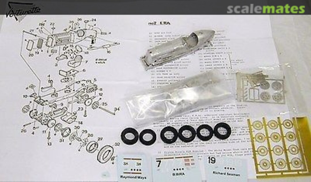 Boxart ERA Voiturette V2 Scale Model Technical Service Boxart ERA Voiturette V2 Scale Model Technical Service