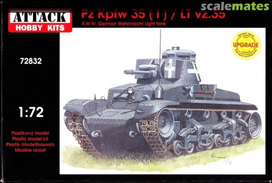 Boxart Pz.Kpfw. 35(t)/LT vz.35 72832 Attack Hobby Kits Boxart Pz.Kpfw. 35(t)/LT vz.35 72832 Attack Hobby Kits