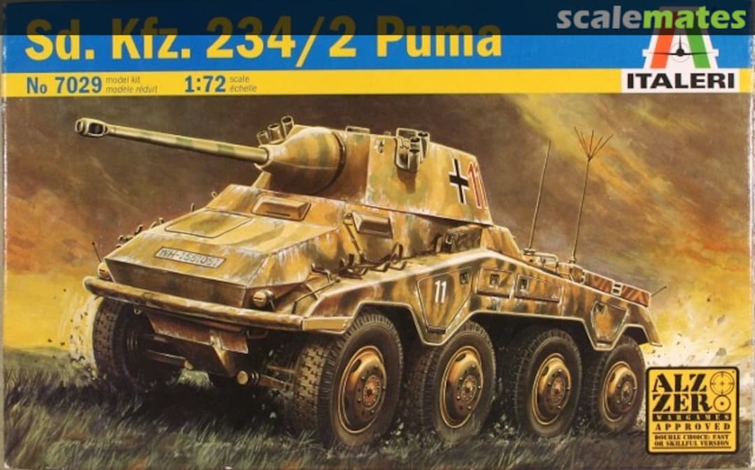 Boxart Sd.Kfz. 234/2 Puma 7029 Italeri