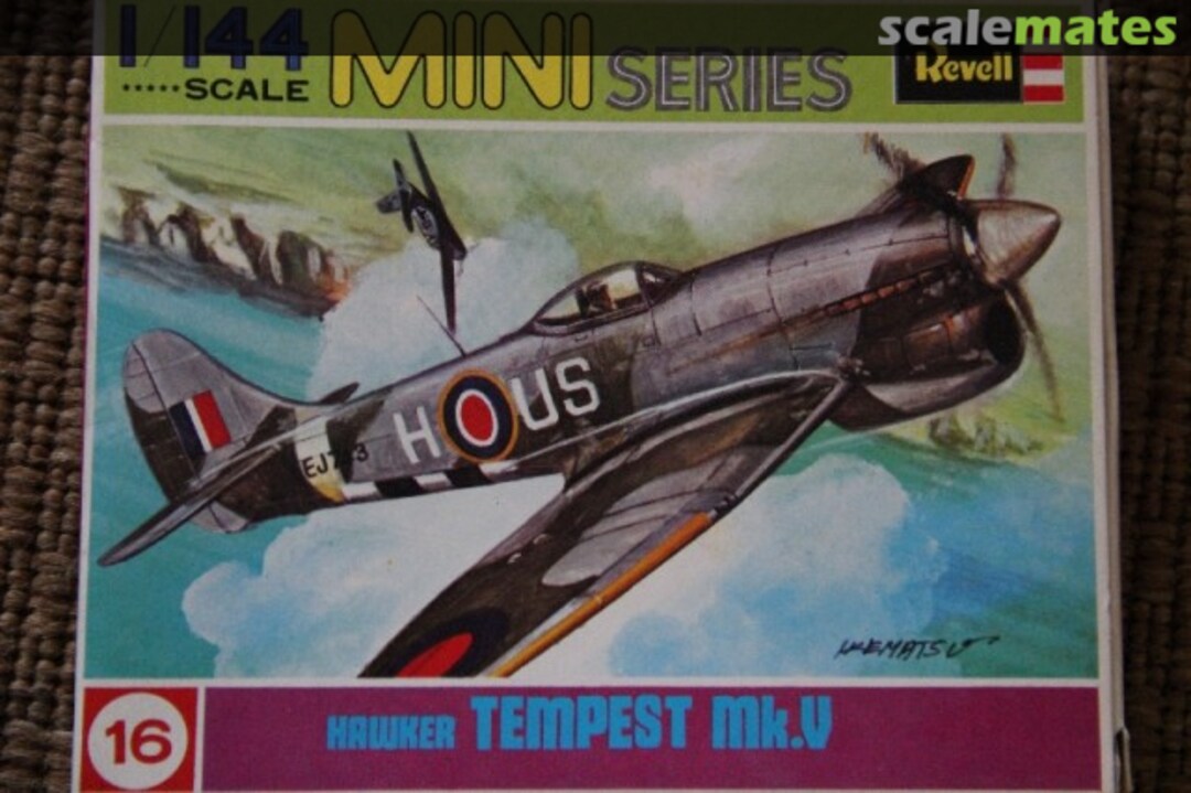 Boxart Hawker Tempest Mk.V H-1016 Revell Boxart Hawker Tempest Mk.V H-1016 Revell