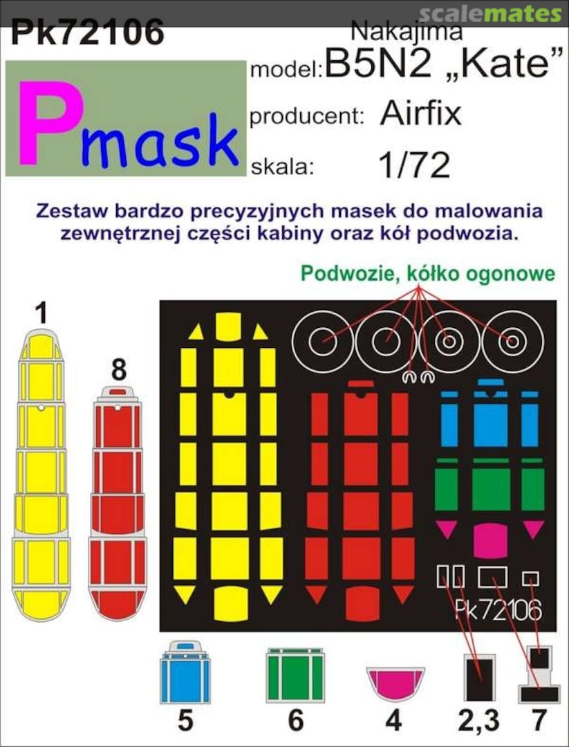 Boxart Nakajima B5N2 "Kate" PK72106 Pmask Boxart Nakajima B5N2 "Kate" PK72106 Pmask