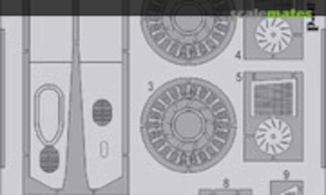 1:48 F-14D engines STEEL (Eduard 48969)