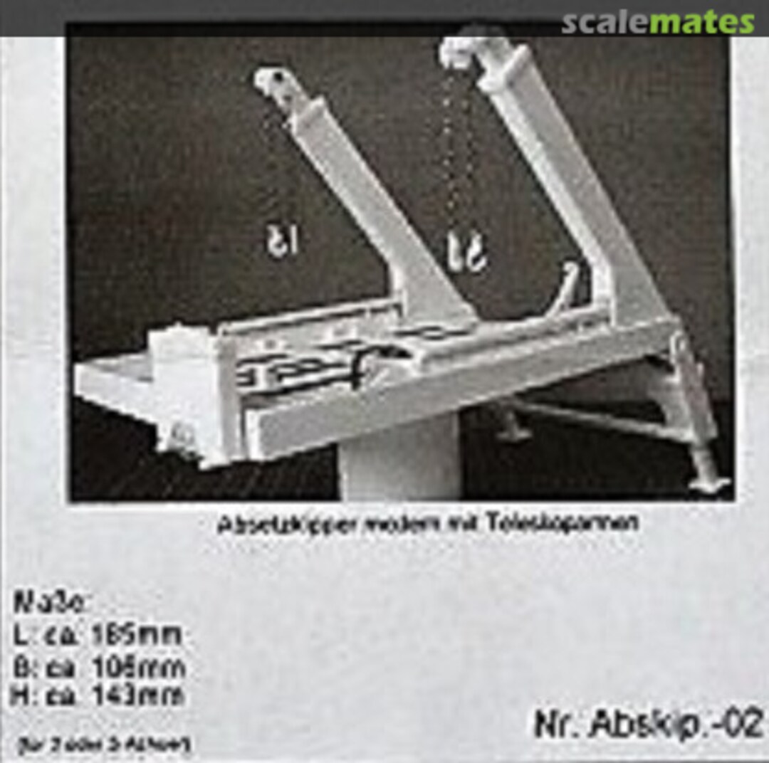 Boxart Absetzkipper Abskip.02 Frank Winkler Modellbau Boxart Absetzkipper Abskip.02 Frank Winkler Modellbau